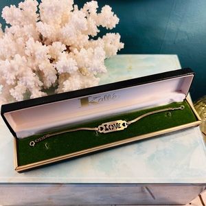 KALBE Vintage 12k Gold Filled Love Bracelet with Gift Box
